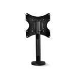 Lindy Single Display Fixed Desk Mount for 23" to 43" Screens, VESA 100x100 to 200x200, Black