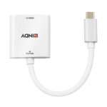 Lindy USB Type-C to HDMI 4K 60Hz Converter 0.1m White