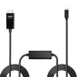 Lindy USB Type-C to HDMI 4K60 Adapter Cable with HDR, 5m, Black