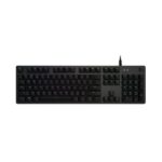 Logitech G512 Carbon Wired Gaming Keyboard, GX Brown Tactile Switches, RGB LED, UK Layout