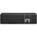 Logitech MX Keys S for Mac Wireless Bluetooth Keyboard, QWERTY UK English, Aluminium Black