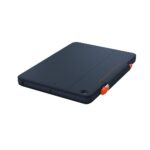 Logitech Rugged Combo 3 Touch iPad Keyboard Case, QWERTY UK English, Trackpad, Dark Blue