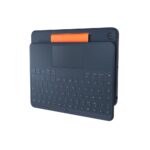 Logitech Rugged Combo 3 Touch iPad Keyboard Case, QWERTY UK English, Trackpad, Dark Blue