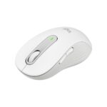 Logitech Signature M650 L Wireless Mouse 4000 DPI Silent Click Right-Hand White