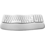 Logitech Wave Keys for Mac Wireless Ergonomic Keyboard QWERTY UK English White