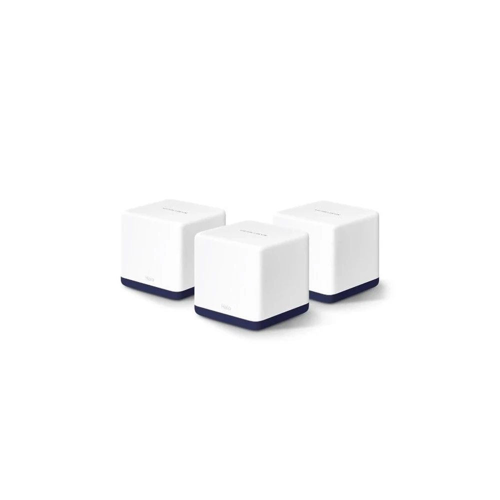 Mercusys Halo H50G AC1900 Whole Home Mesh Wi-Fi System 3-Pack, 550m² Coverage Mercusys Halo H50G AC1900 Whole Home Mesh Wi-Fi System 3-Pack, 550m² Coverage