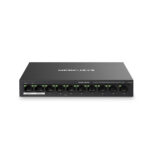 Mercusys MS110P 10-Port Fast Ethernet Switch with 8 PoE+ Ports, 65W Budget, Wall Mountable, Black