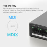 Mercusys MS110P 10-Port Fast Ethernet Switch with 8 PoE+ Ports, 65W Budget, Wall Mountable, Black