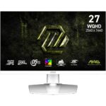 MSI MAG 274QRFW 27" WQHD LCD Monitor - White