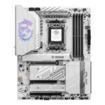 MSI MPG B850 EDGE TI WIFI ATX Motherboard for AMD Socket AM5, B850, DDR5, Wi-Fi 7 - White