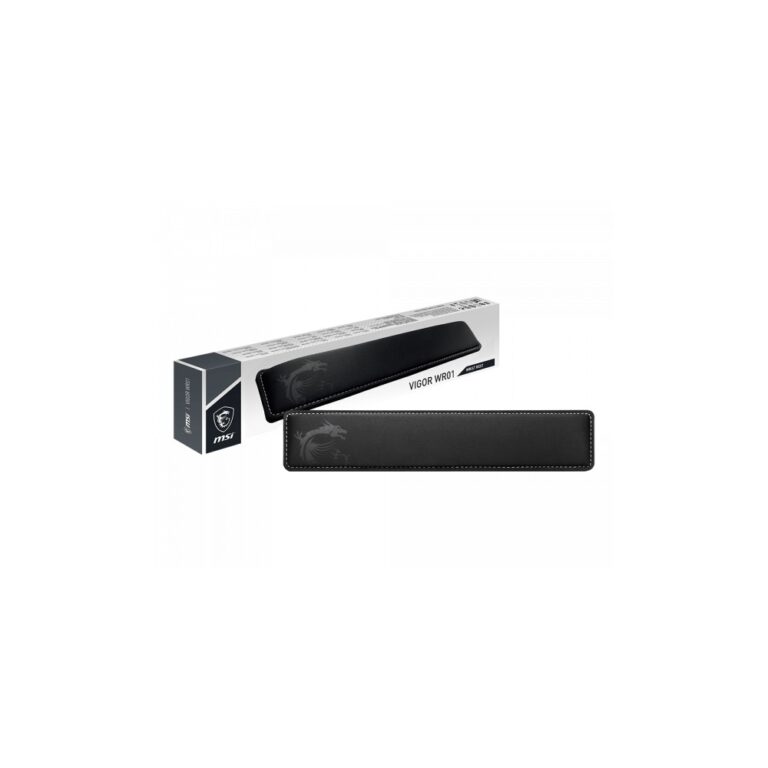 MSI VIGOR WR01 Keyboard Wrist Rest, Cool Gel Memory Foam, Black