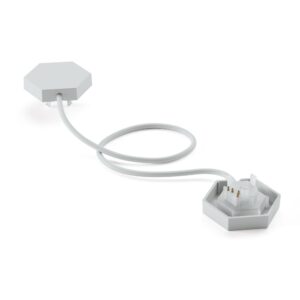 Nanoleaf Flex Lighting Connector, 3 Pack, 0.24m Cable, White