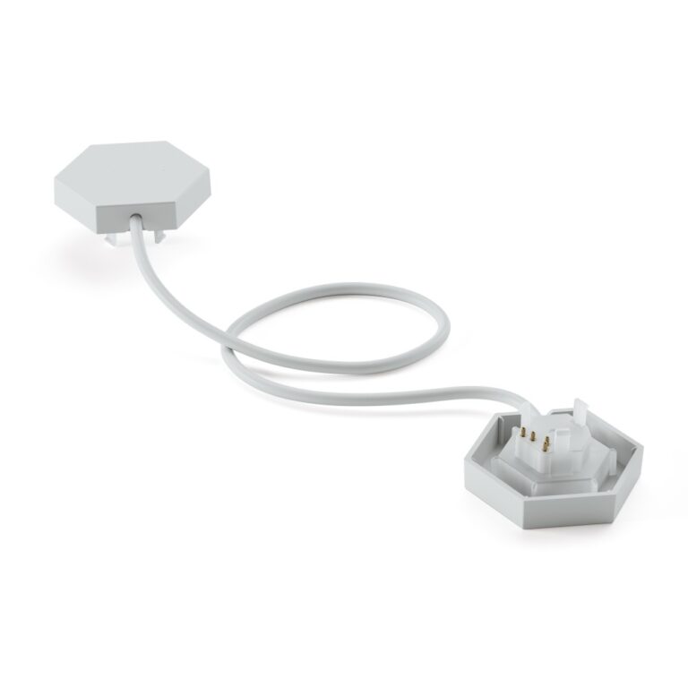Nanoleaf Flex Lighting Connector, 3 Pack, 0.24m Cable, White
