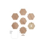 Nanoleaf Hexagon Starter Kit Mood Lighting, Multi-Colour Changing, White, AC Power
