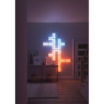 Nanoleaf Lines Squared Expansion Pack, RGB Dimmable Smart Lighting, 3 Pieces, White
