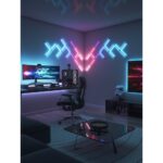 Nanoleaf Lines Squared Expansion Pack, RGB Dimmable Smart Lighting, 3 Pieces, White