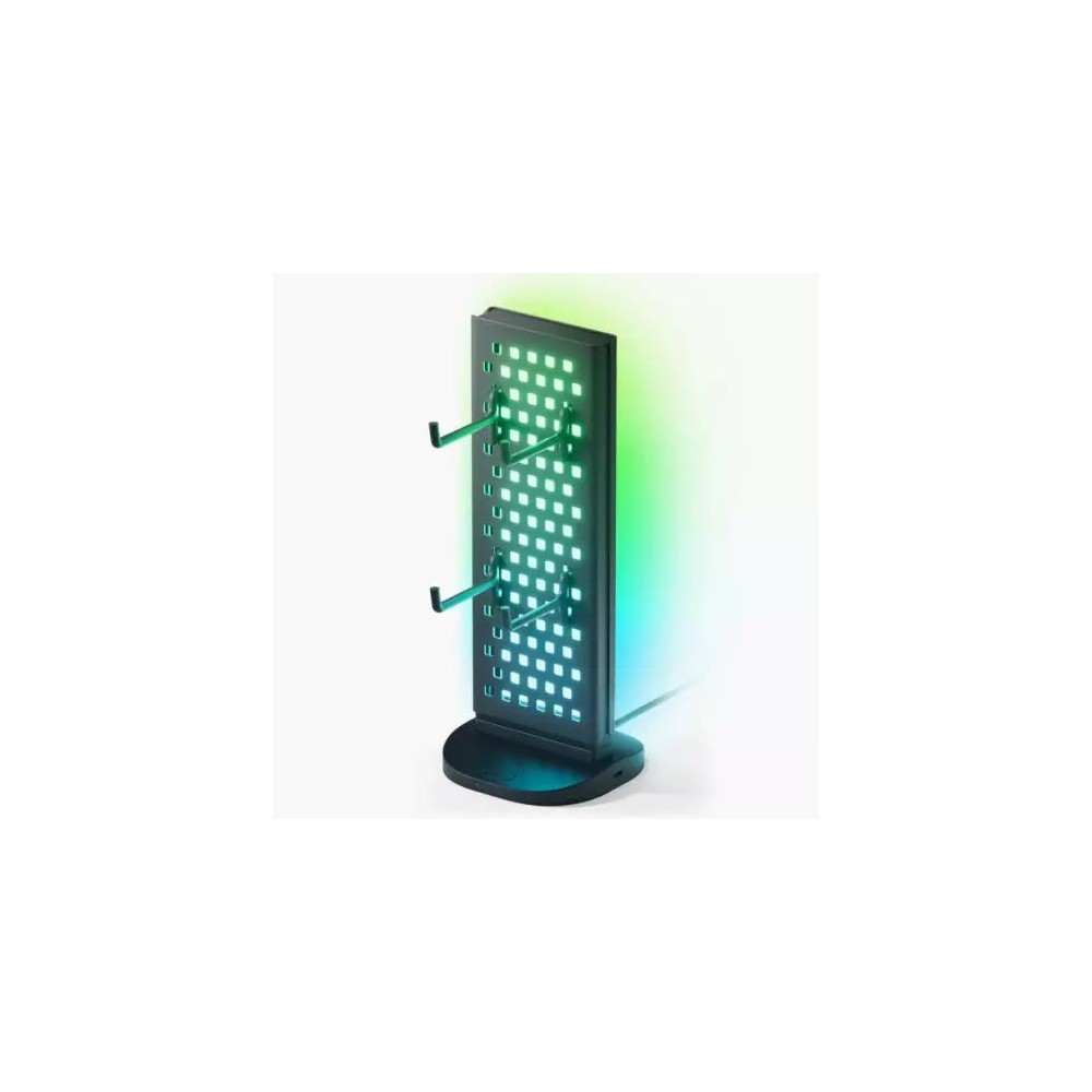Nanoleaf N7602K00-1LB Pegboard Desk Dock USB Hub, Multicoloured, RGB Lighting