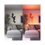 Nanoleaf Shapes Ultra Black Mini Triangles Smart Lighting Panel Wi-Fi 10 Pack