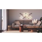 Nanoleaf Skins Cover for Nanoleaf Panels, 9 Pack, 259.3mm Length, Black