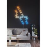 Nanoleaf Skins Cover for Nanoleaf Panels, 9 Pack, 259.3mm Length, Black