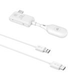 Optoma WHD221 Wireless Transmitter HDMI USB-C Wi-Fi 4 (802.11n) Wired & Wireless White