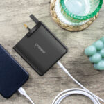 OtterBox 100W GaN Wall Charger for 4 Devices - 2x USB-C, 2x USB-A, USB-PD, UK Plug, Black