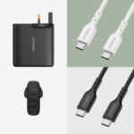 OtterBox 100W GaN Wall Charger for 4 Devices - 2x USB-C, 2x USB-A, USB-PD, UK Plug, Black