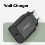 OtterBox 20W USB-C PD Wall Charger for Apple Samsung Google Black