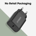 OtterBox 20W USB-C Wall Charger with Power Delivery 3.0 for Universal Devices, Black
