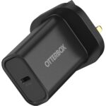 OtterBox 30W USB-C PD Universal Wall Charger, Fast Charging, UK Plug, Black