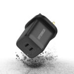 OtterBox 65W Dual Port USB-C GaN Wall Charger - 1x 45W & 1x 20W USB-PD PPS - Black