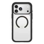 OtterBox Defender Pro XT Clear Series Case for iPhone 17 Pro Max, Transparent/Black