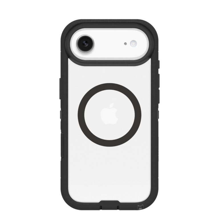 OtterBox Defender Pro XT Clear Series iPhone Air Case, Transparent/Black, MagSafe, MIL-STD-810G