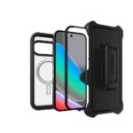 OtterBox Defender Pro XT with Magnets Cover for Google Pixel 10/10 Pro, Black/Transparent, Dark Side