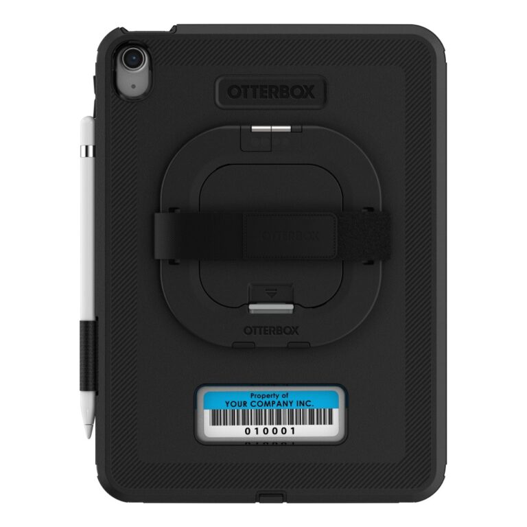 OtterBox Defender Series Cover for Apple iPad 10th Gen 11" Black with Hand Strap & Kickstand