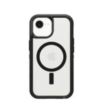 OtterBox Defender XT Clear MagSafe Case for iPhone 17e/16e/15/14/13, Transparent/Black