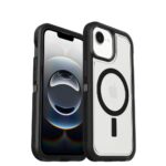 OtterBox Defender XT Clear MagSafe Case for iPhone 17e/16e/15/14/13, Transparent/Black