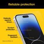 OtterBox Glass Series Screen Protector for Apple iPhone 15, Transparent, 6.1", 9H Hardness