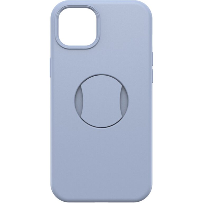 OtterBox OtterGrip Symmetry Series Cover for Apple iPhone 15 Plus, Blue, MagSafe Compatible