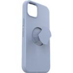 OtterBox OtterGrip Symmetry Series Cover for Apple iPhone 15 Plus, Blue, MagSafe Compatible