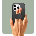 OtterBox OtterGrip Symmetry Series Cover for Apple iPhone 15 Pro, Black, MIL-STD-810G, MagSafe