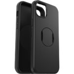 OtterBox OtterGrip Symmetry Series Cover for iPhone 15 Plus, MagSafe, Black