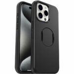 OtterBox OtterGrip Symmetry Series Cover for iPhone 15 Pro Max, Black