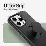 OtterBox OtterGrip Symmetry Series Cover for iPhone 15 Pro Max, Black