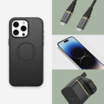 OtterBox OtterGrip Symmetry Series Cover for iPhone 15 Pro Max, Black