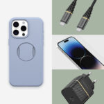 OtterBox OtterGrip Symmetry Series Cover for iPhone 15 Pro Max, MagSafe, You Do Blue