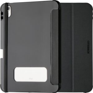 OtterBox React Folio Case for Apple iPad (A16/10th gen), 11", Drop Resistance, Black/Grey