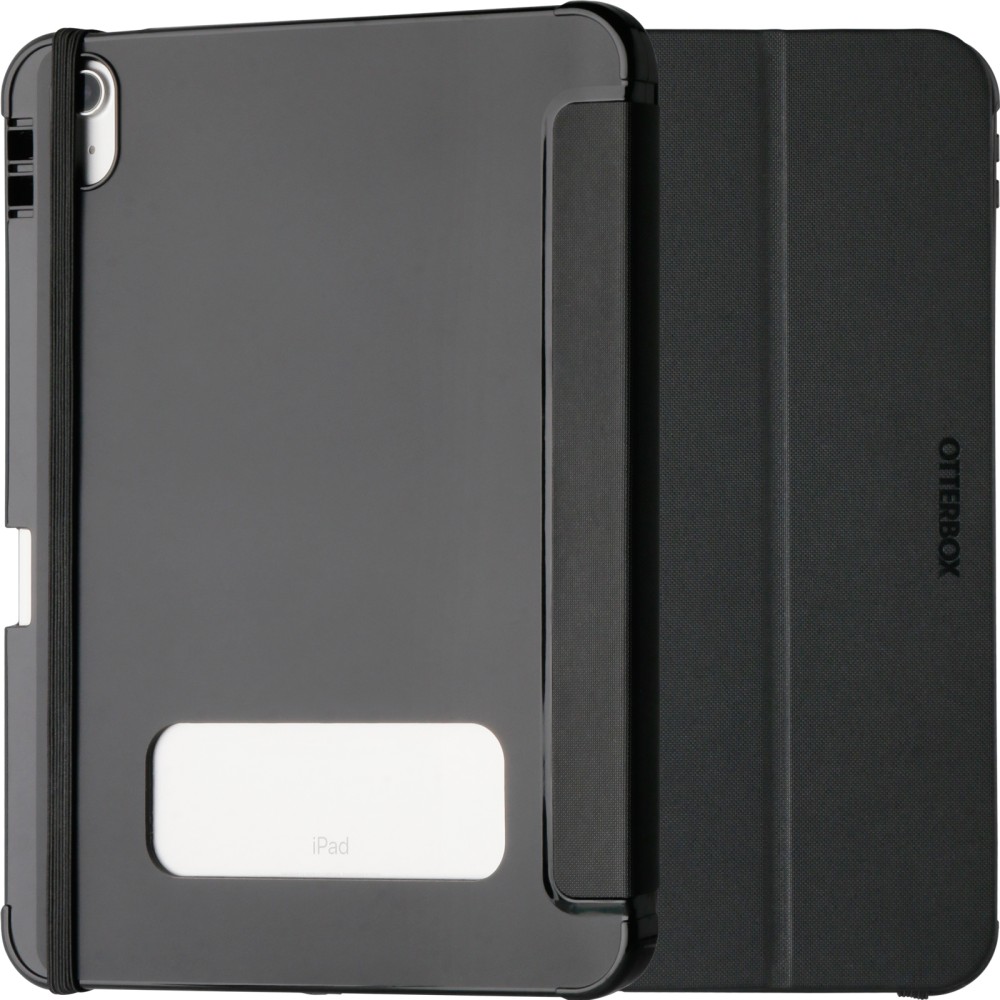 OtterBox React Folio Case for Apple iPad (A16/10th gen), 11", Drop Resistance, Black/Grey OtterBox React Folio Case for Apple iPad (A16/10th gen), 11", Drop Resistance, Black/Grey