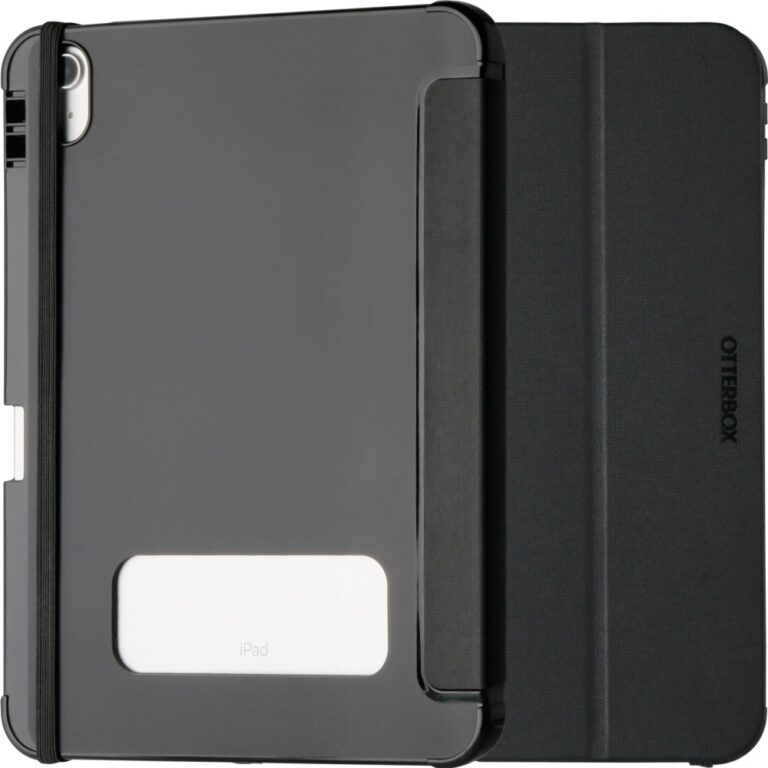 OtterBox React Folio Series Case for Apple iPad (A16/10th Gen) 11" Drop Resistance Black/Grey