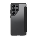 OtterBox React Folio Series Case for Samsung Galaxy S25 Ultra, Transparent/Black, Magnetic Closure
